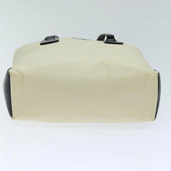 PRADA Hand Bag Nylon Cream Auth - Picture 6 of 16